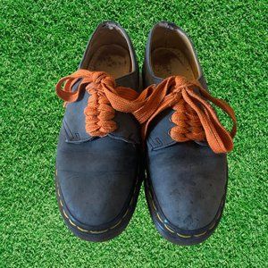 Made in England Blue Suede Dr. Martens